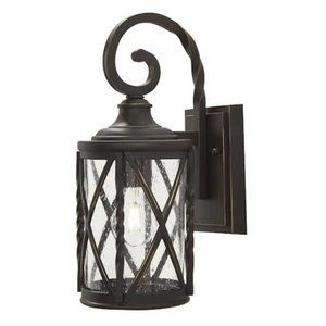 Home Decorators Collection Walcott Manor 1-Light Bronze Outdoor Wall Lantern